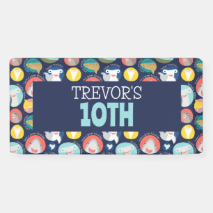 Cute Shark Species Banner