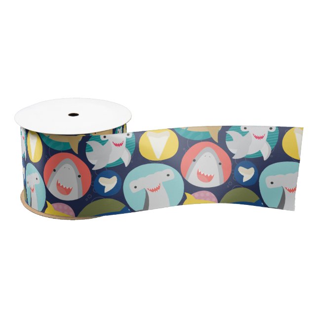 Cute Shark Species Ribbon (Spool)