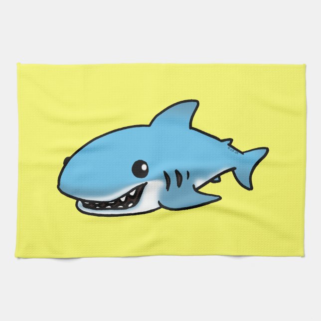 Cute shark towel (Horizontal)