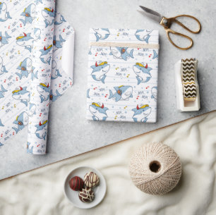 Cute Shark  Wrapping Paper