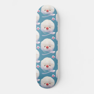 Cute Shaved Ice Dog Pattern Skateboard