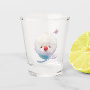 Cute Shaved Ice Dog Shot Glass