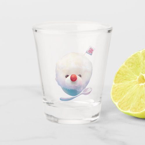 Cute Shaved Ice Dog Shot Glass