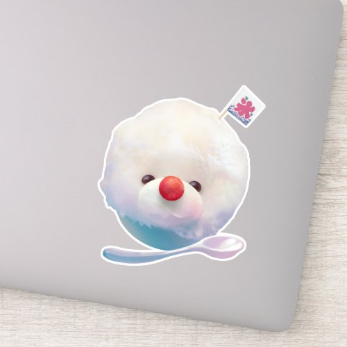 Cute Shaved Ice Dog Sticker