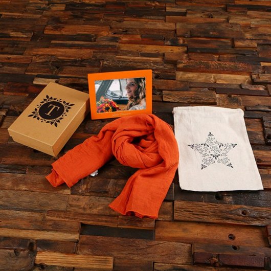 Cute Shawl and Keepsake Box with Picture Frame (Front)