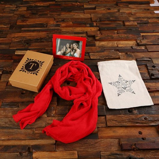 Cute Shawl and Keepsake Box with Picture Frame (Front)