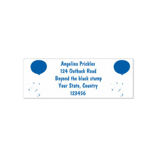 Cute sheep balloon cartoon humor illustration  self-inking stamp