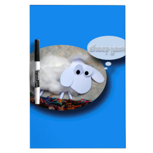 Cute Sheep Chinese New Year Birthday Zodiac Dry E Erase Board