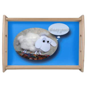 Cute Sheep Chinese New Year Birthday Zodiac S Tray