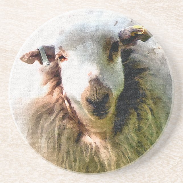 CUTE SHEEP COASTER (Front)