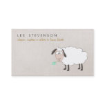 Cute Sheep Drawing Child's Business Card Cute Sheep Drawing Child's Business Card