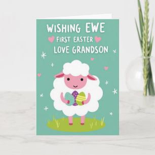 Cute Sheep First Easter Card