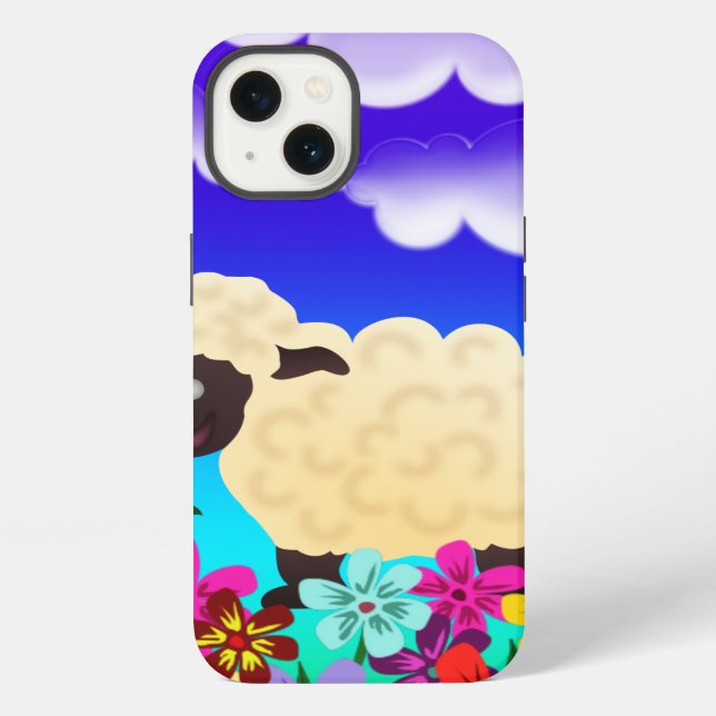 Cute Sheep Iphone Case (Back)