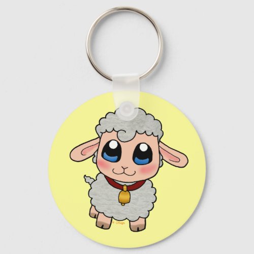 Cute Sheep Keychain