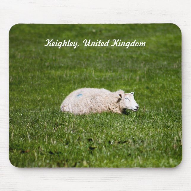 Cute Sheep Mouse Pad (Front)