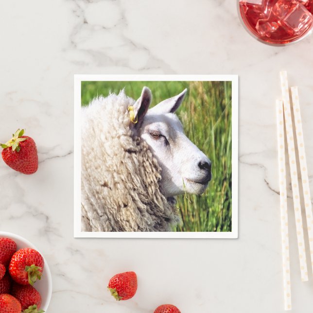 CUTE SHEEP NAPKINS (Insitu)