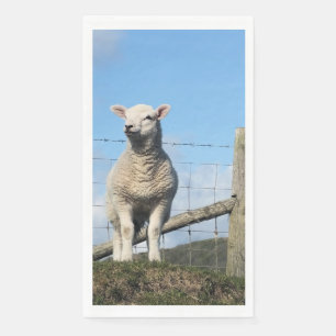 CUTE SHEEP PAPER GUEST TOWELS
