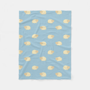 Cute Sheep Pattern Fleece Blanket