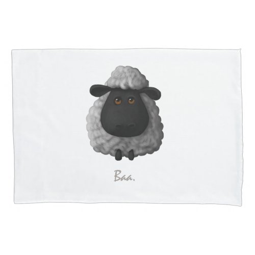 Cute Sheep Pillow Case