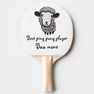 cute sheep ping pong paddle