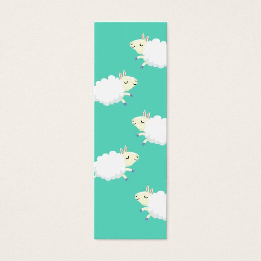 Customizable Cute sheep repeating pattern business cards