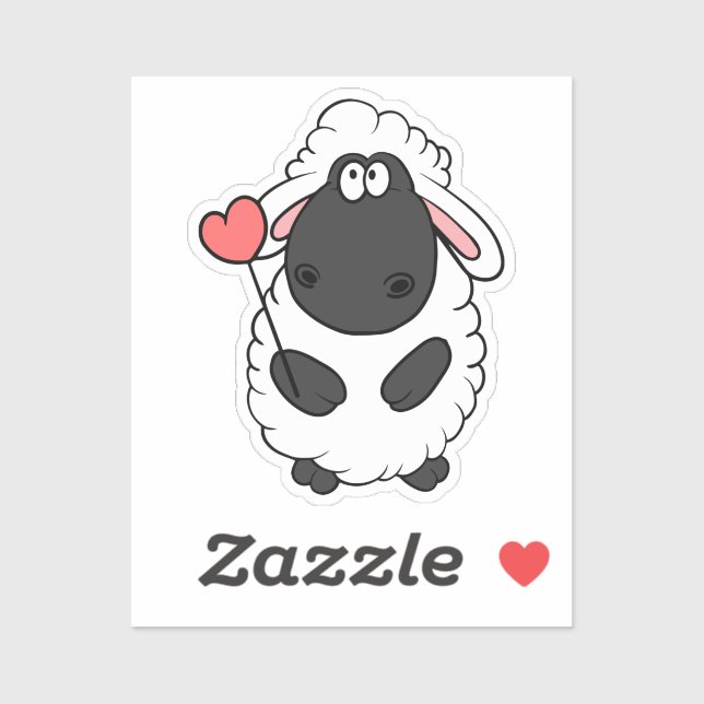 Cute sheep  sticker (Sheet)