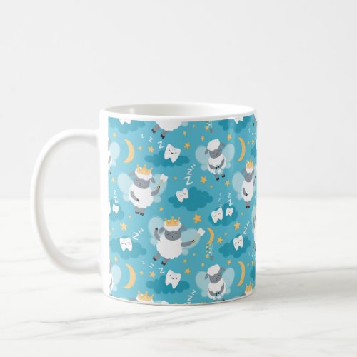 Cute Sheep Tooth Fairy Dentist Hygienist  Coffee Mug