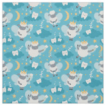 Cute Sheep Tooth Fairy Dentist Hygienist Fabric