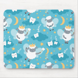 Cute Sheep Tooth Fairy Dentist Hygienist Mouse Pad