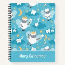 Cute Sheep Tooth Fairy Dentist Hygienist  Notebook