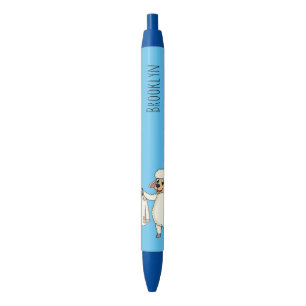 Cute sheep with jacket cartoon pen