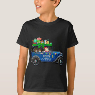 Cute Sheltie Christmas, Shelties with Santa Shelti T-Shirt
