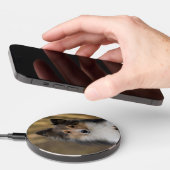 Cute Sheltie Puppy Wireless Charger (Hand)