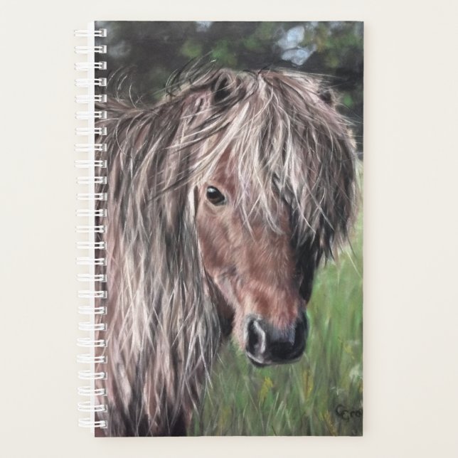 Cute Shetland Pony Planner (Front)