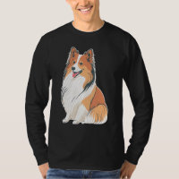 Cute Shetland Sheepdog Dog on Sheltie
