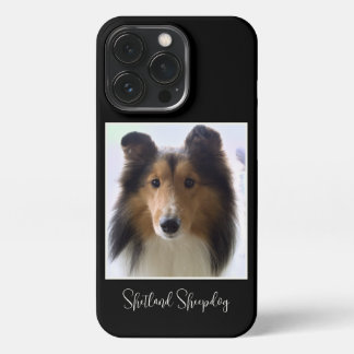 Cute Shetland Sheepdog Photo iPhone 13 Pro Case