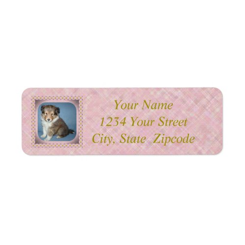 Cute Shetland Sheepdog Puppy Dog Address Labels