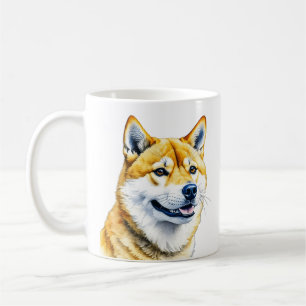 Cute Shia Inu Dog Breed Coffee Mug