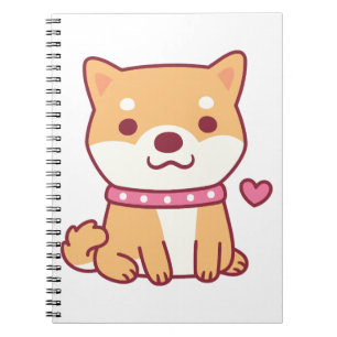 Cute Shiba Inu Dog Notebook