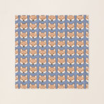 Cute Shiba Inu Faces Pattern Scarf<br><div class="desc">Shiba Inu Lover's Scarf</div>