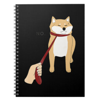 Cute shiba inu | Nope dog funny design Notebook