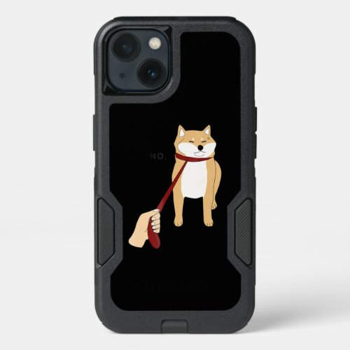 Cute shiba inu  Nope dog funny design iPhone 13 Case