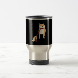 Cute shiba inu | Nope dog funny design Travel Mug