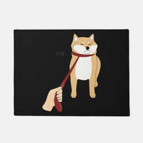 Cute Shiba Inu Nope Doge Meme Dog Gifts Doormat