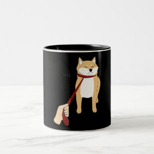 Cute Shiba Inu Nope Doge Meme Dog Gifts Two-Tone Coffee Mug
