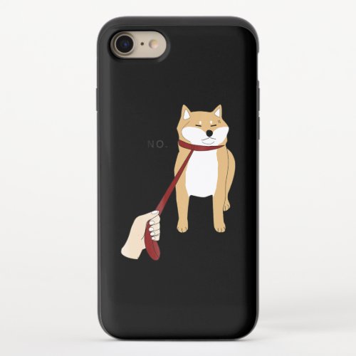 Cute Shiba Inu Nope Doge Meme Dog Gifts iPhone 87 Slider Case