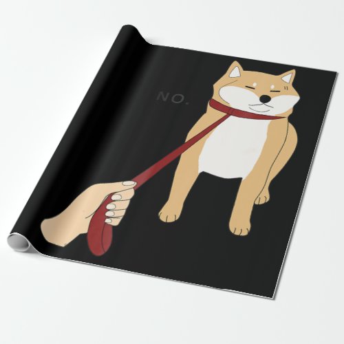 Cute Shiba Inu Nope Doge Meme Dog Gifts Wrapping Paper