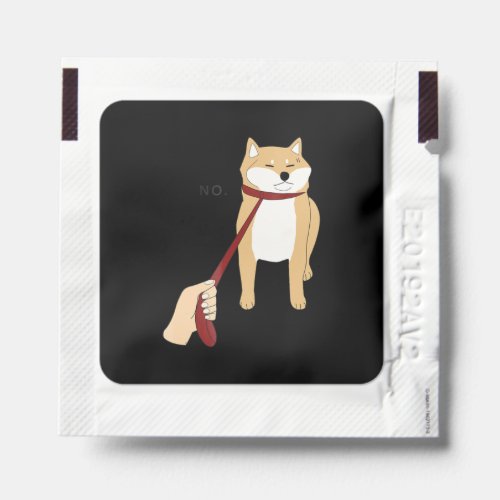 Cute Shiba Inu Nope _ Doge Meme Hand Sanitizer Packet