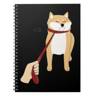 Cute Shiba Inu Nope - Doge Meme Notebook