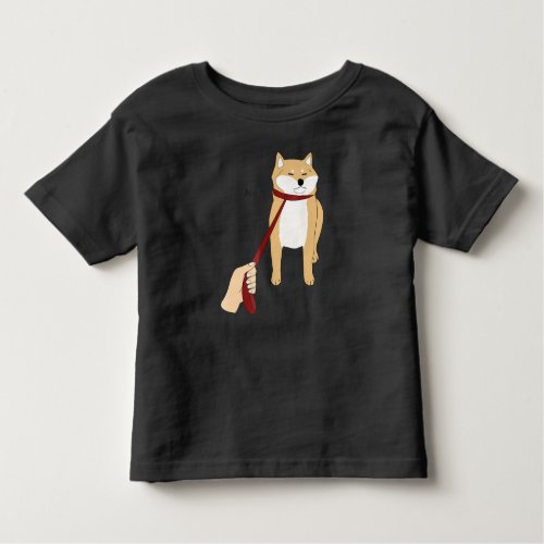 Cute Shiba Inu Nope _ Doge Meme Toddler T_shirt